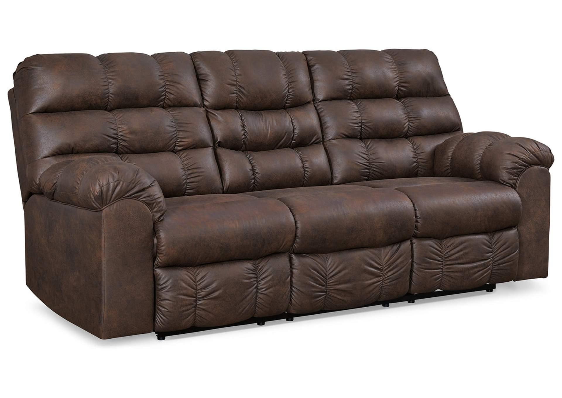 Derwin Reclining Sofa With Drop Down Table,Extreme Value Collection