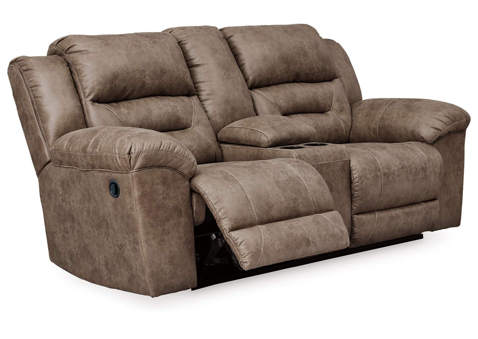 Stoneland Reclining Loveseat With Console,Extreme Value Collection