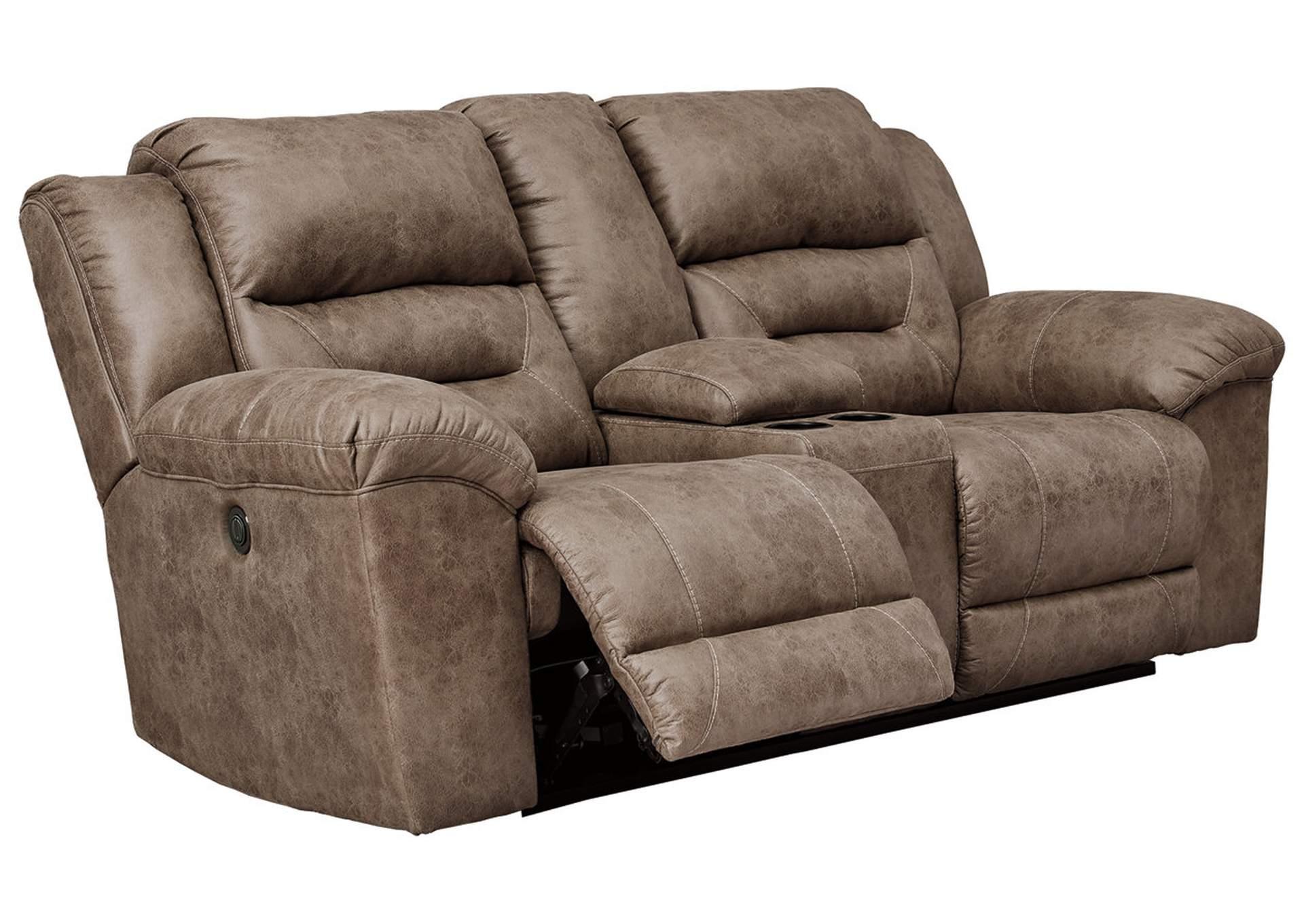 Stoneland Power Reclining Loveseat With Console,Extreme Value Collection