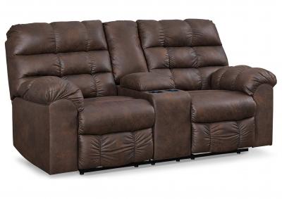 Image for Derwin Reclining Loveseat With Console